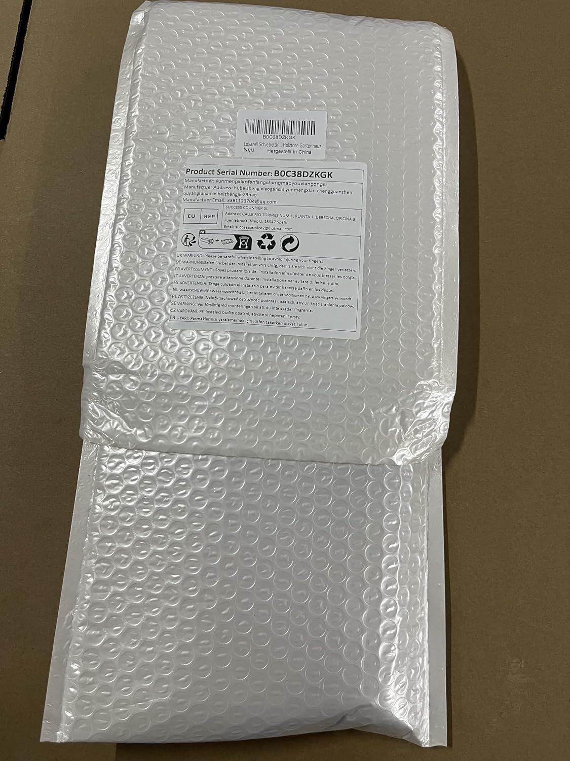 12 Inch Stainless Steel Sliding Door Bolt Lock for Security - Padlock Clasp, Lockable Latch for Garden Shed & Wooden Gates - WildKart