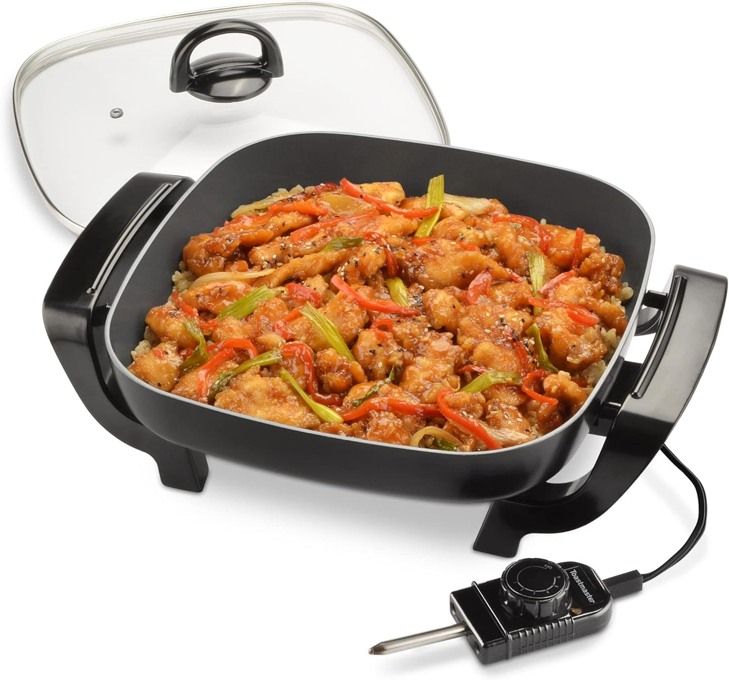 12 Inch Toastmaster Nonstick Skillet - Durable and Easy to Clean