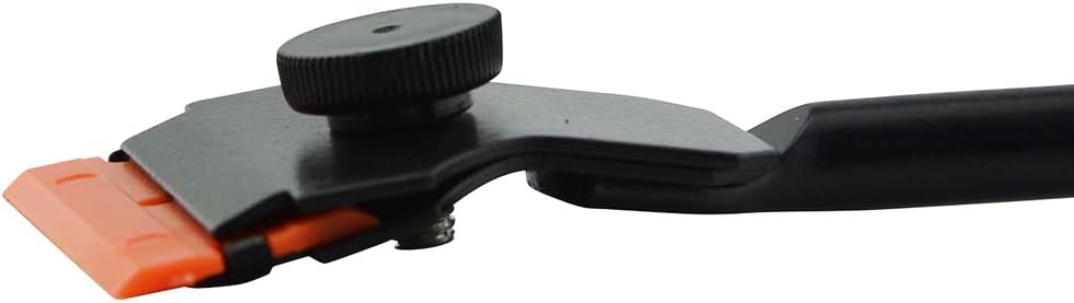 12" Long Reach Extension Scraper with 20 Replacement Blades - Long Razor-blade Sticker Scraper for Precision Scraping