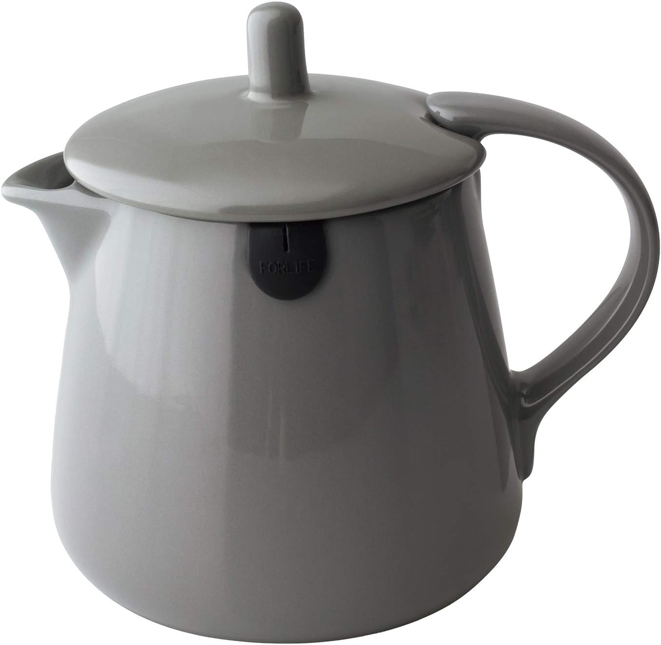 12-Ounce Gray FORLIFE Teabag Teapot - Stylish and Functional Tea Brewing Solution