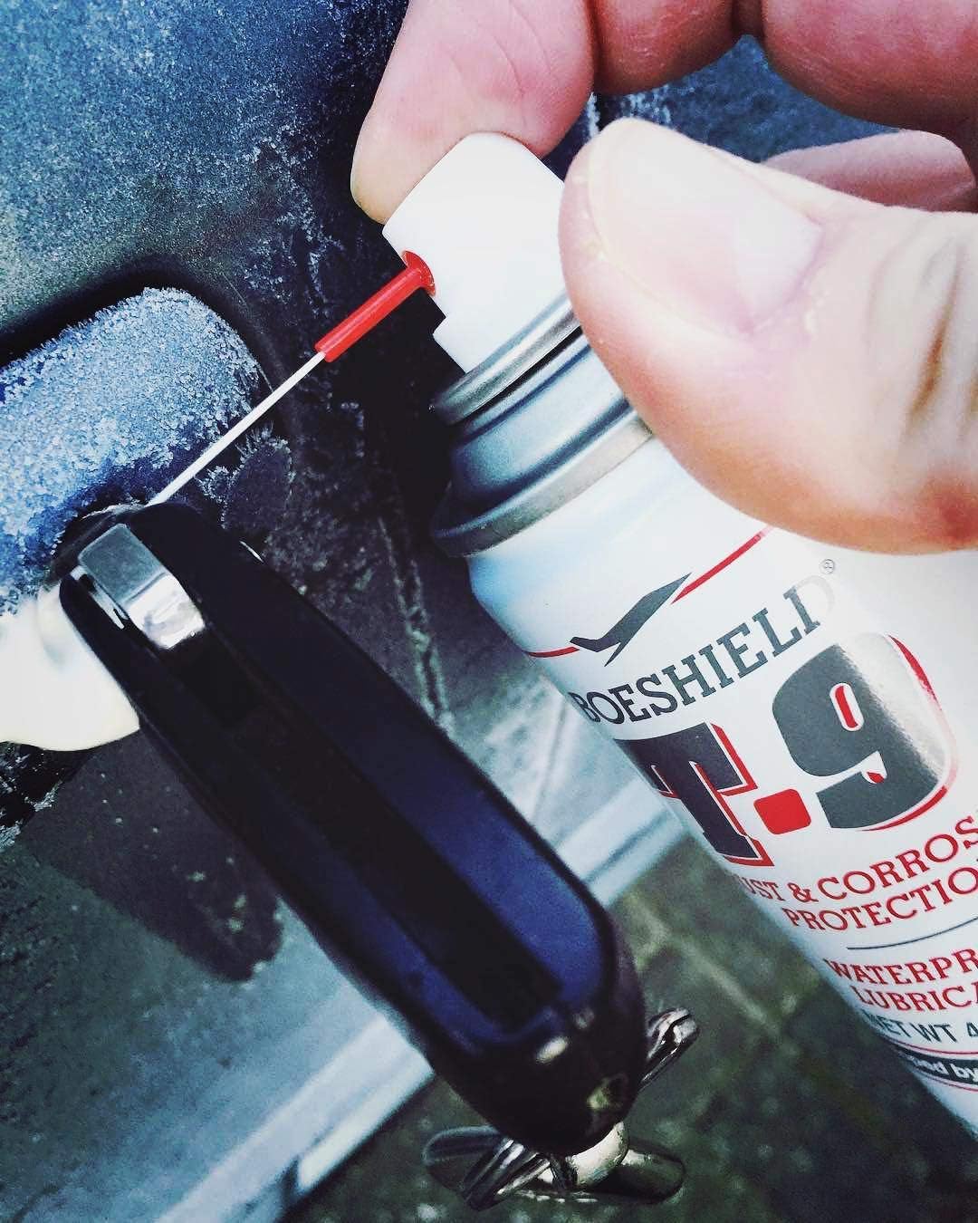 12 oz Boeshield T-9 Rust & Corrosion Protection Spray with Waterproof Lubrication + CRC 05103 QD Electronic Cleaner, 11 oz