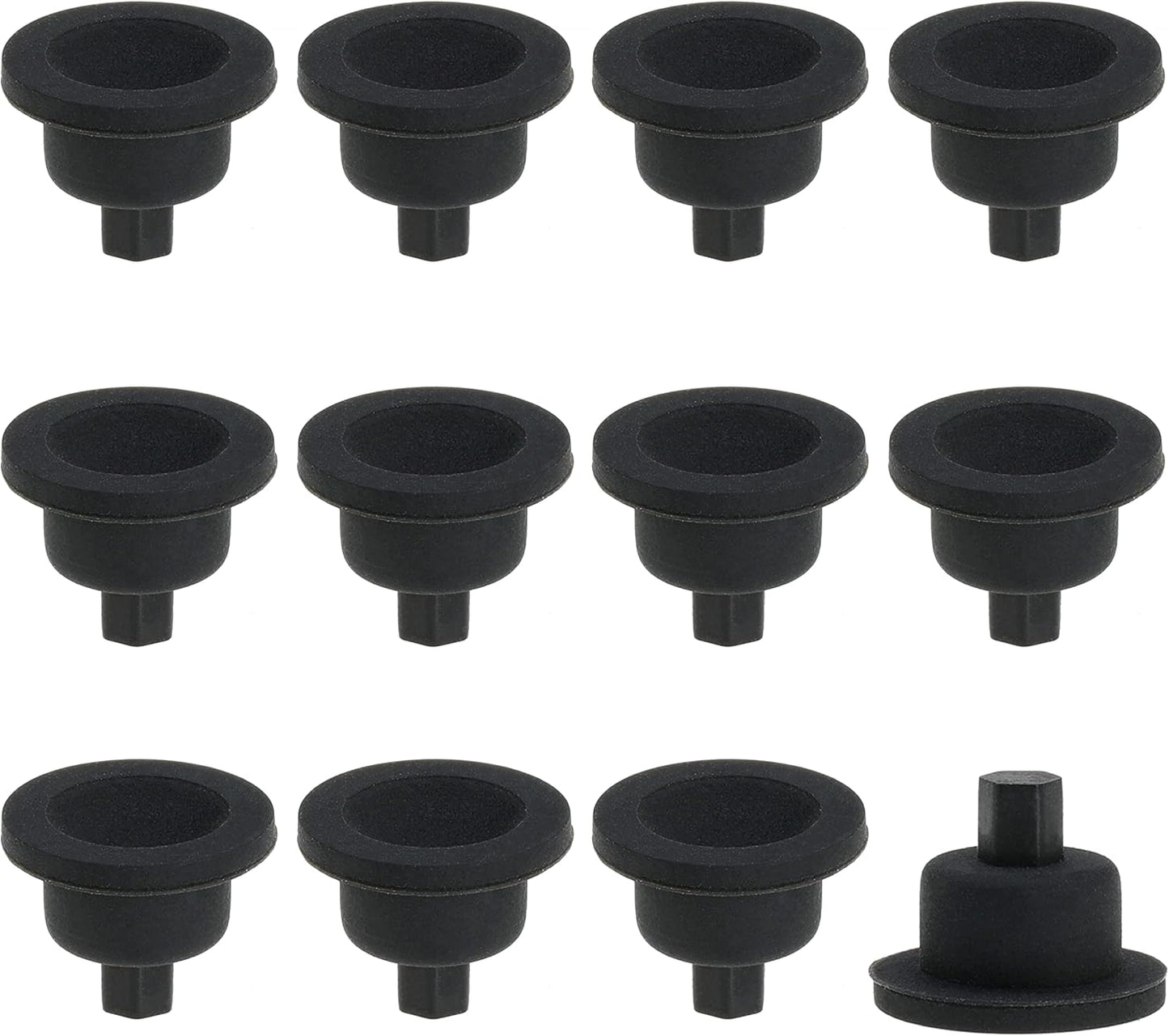 12 Pack Stove Grate Rubber Feet Replacement for Wolf & Subzero Gas Cooktops - Burner Bumper Pads