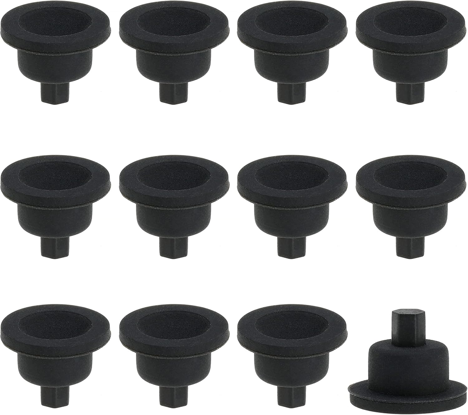 12 Pack Stove Grate Rubber Feet Replacement for Wolf & Subzero Gas Cooktops - Burner Bumper Pads