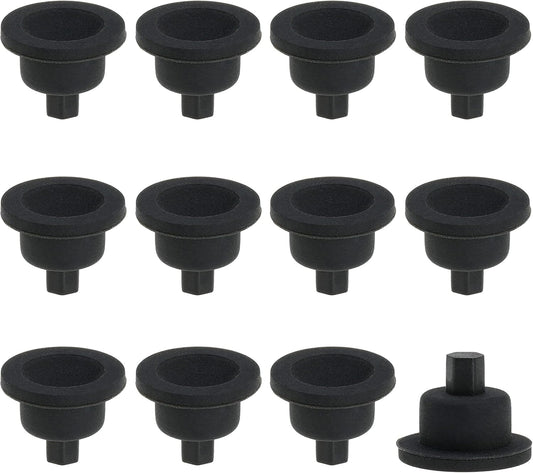 12 Pack Stove Grate Rubber Feet Replacement for Wolf & Subzero Gas Cooktops - Burner Bumper Pads