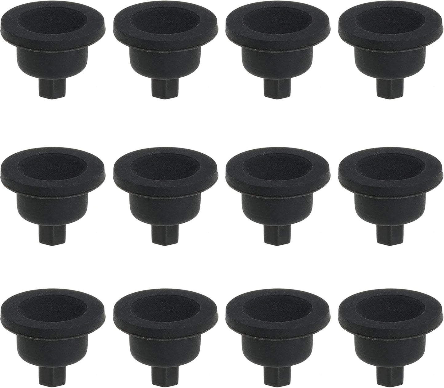 12 Pack Stove Grate Rubber Feet Replacement for Wolf & Subzero Gas Cooktops - Burner Bumper Pads