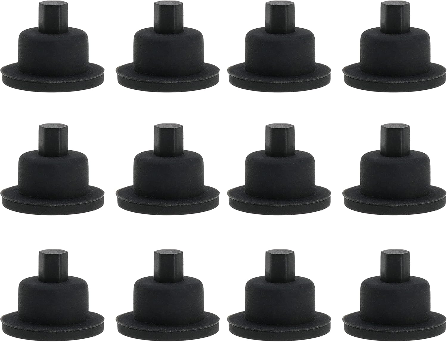 12 Pack Stove Grate Rubber Feet Replacement for Wolf & Subzero Gas Cooktops - Burner Bumper Pads