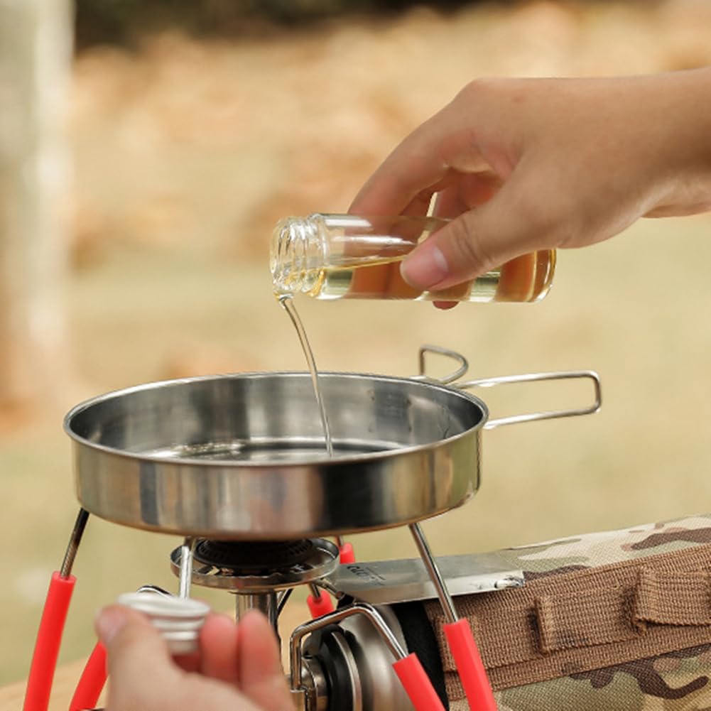 12 PCS 50 ml Glass Spice Jars with Aluminum Lids - Transparent Containers for Seasoning Storage, Home Kitchen, Camping, Gardening