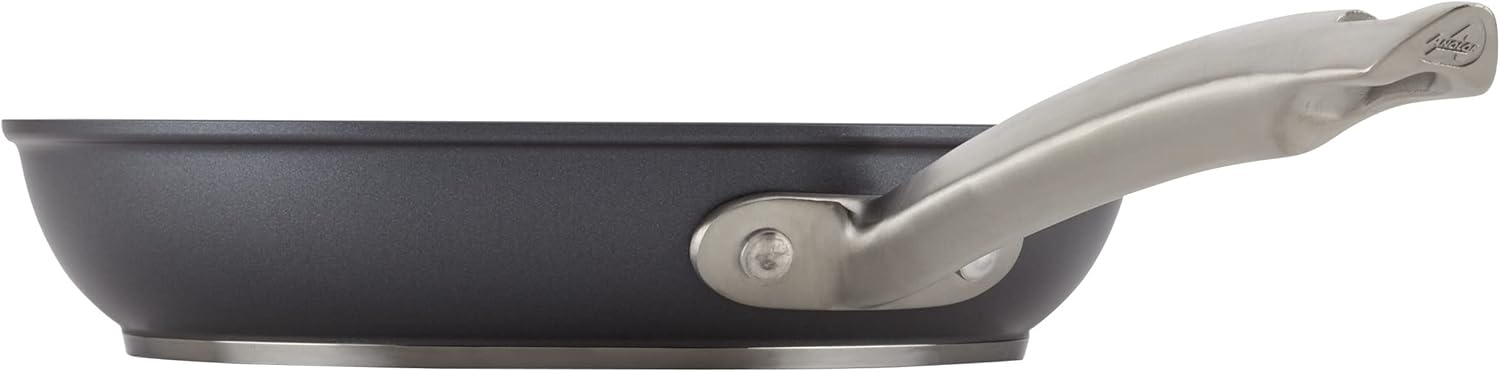 12 Piece Anolon Accolade Hard Anodized Nonstick Cookware Set in Moonstone Gray