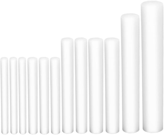 12-Piece Non-Marring Nylon Drift Punch Set, Non-Sparking Nylon Rod, 15/64"-45/64" Punch Sizes