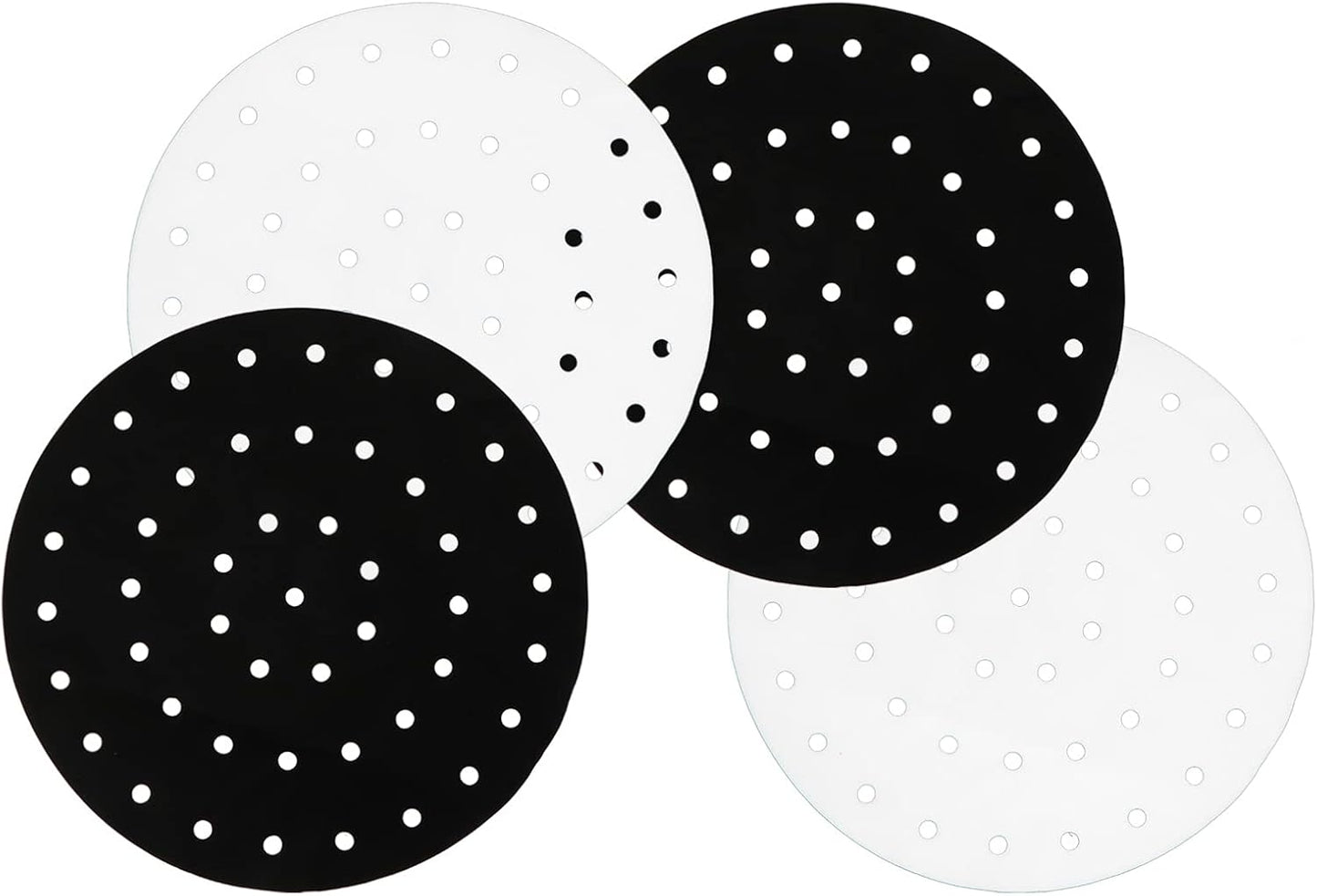 12-Piece Silicone Air Fryer Pad Liner Set for Kitchen Gadgets & Accessories