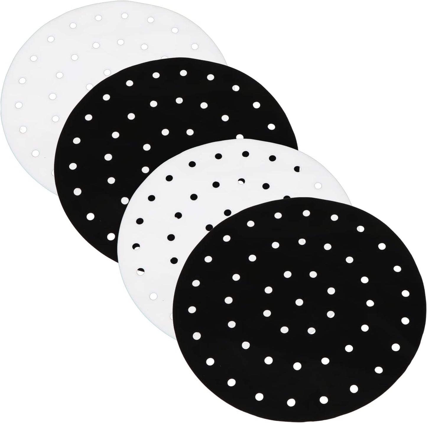 12-Piece Silicone Air Fryer Pad Liner Set for Kitchen Gadgets & Accessories