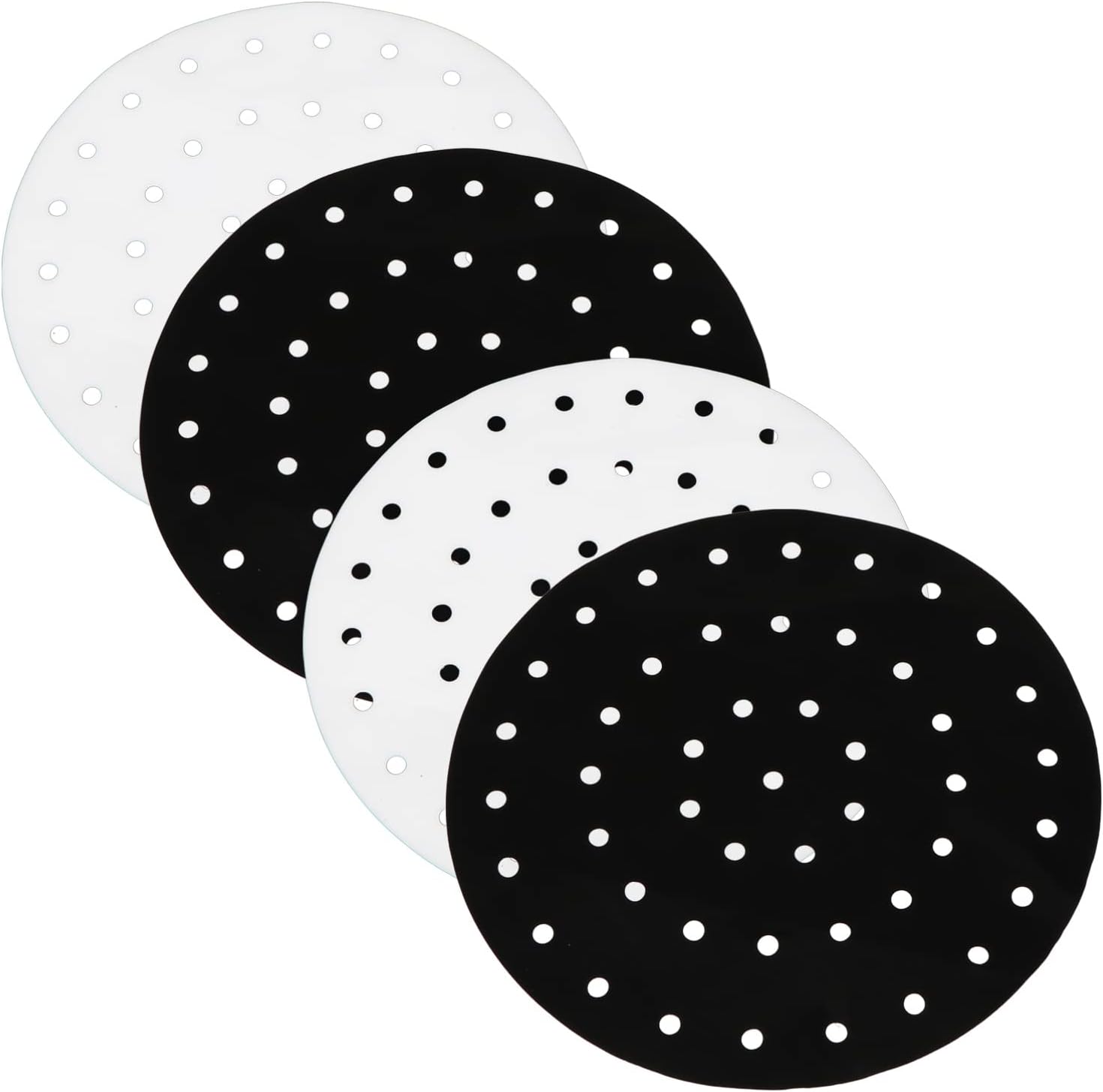 12-Piece Silicone Air Fryer Pad Liner Set for Kitchen Gadgets & Accessories