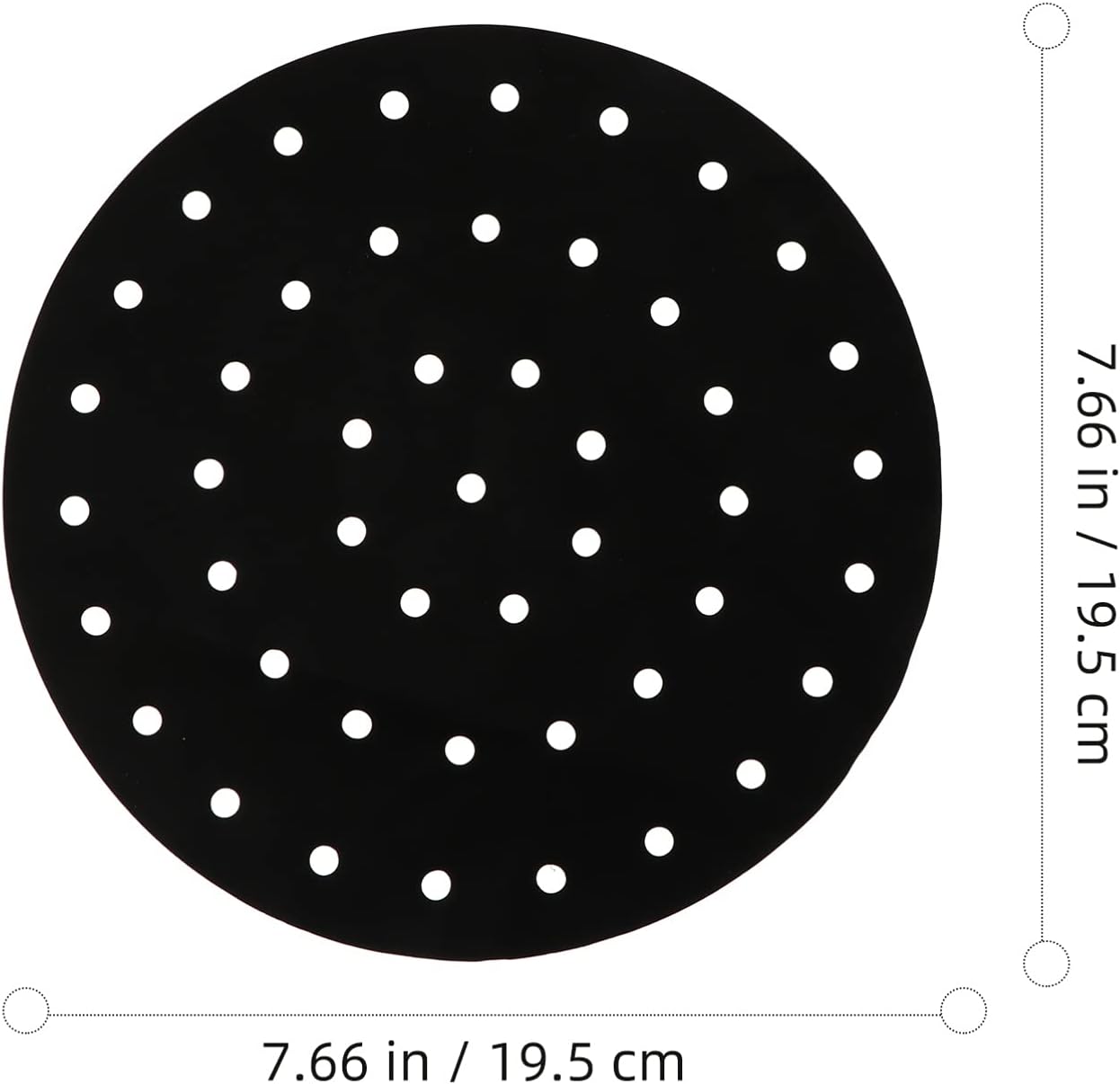 12-Piece Silicone Air Fryer Pad Liner Set for Kitchen Gadgets & Accessories