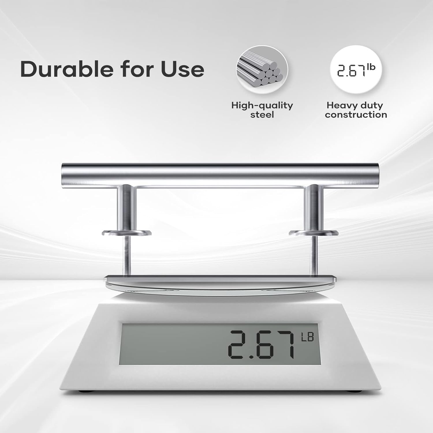 12" Stainless Steel Sliding Barn Door Handles and Pulls Set - Double Sided Flush Hardware with Brushed Finish - Easy Install by EaseLife