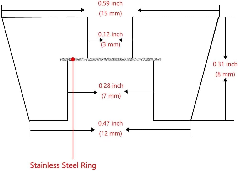 120 Soft Cutting Board Rubber Feet with Stainless Steel Screws - Non-Slip, Anti-Skid Grips for Furniture, Electronics, Appliances - 0.31 x 0.59 (HD)