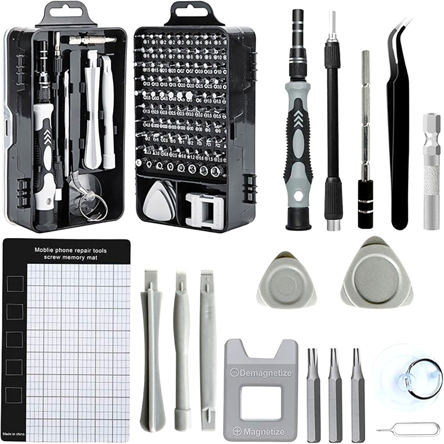 122 in 1 Precision Screwdriver Set - Professional Repair Tool Kit for Computer, Watch, Camera, Mobile Phone, Laptop, Electronics
