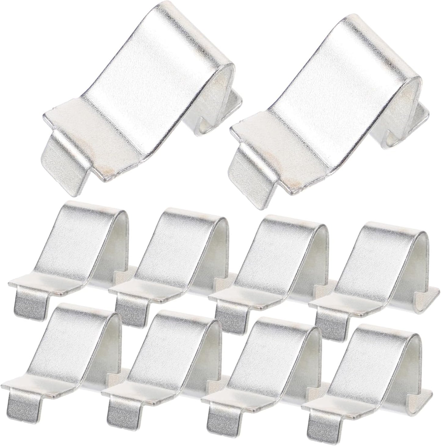 12pcs Adjustable Metal Shelf Clips - Heavy Duty Shelf Support for Wood/Metal Shelving, Strong Locker Bracket for Kitchen/Home Org.