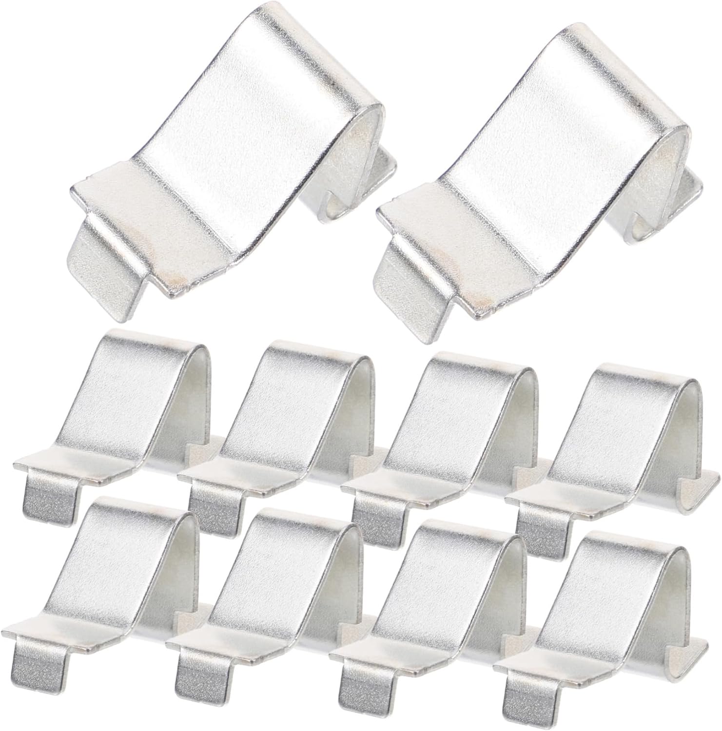 12pcs Adjustable Metal Shelf Clips - Heavy Duty Shelf Support for Wood/Metal Shelving, Strong Locker Bracket for Kitchen/Home Org.
