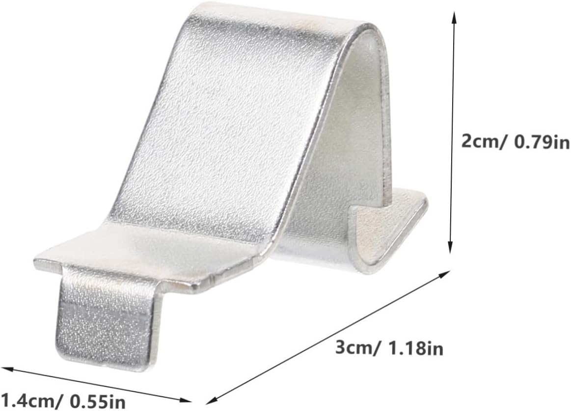 12pcs Adjustable Metal Shelf Clips - Heavy Duty Shelf Support for Wood/Metal Shelving, Strong Locker Bracket for Kitchen/Home Org.