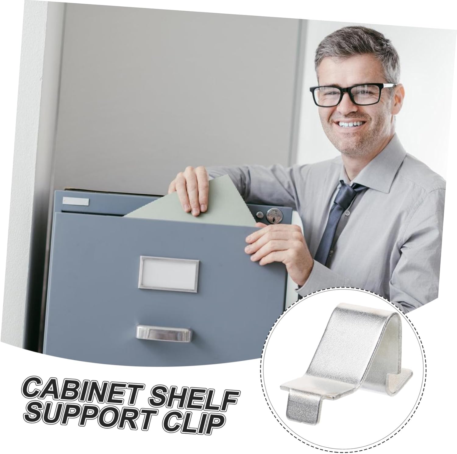 12pcs Adjustable Metal Shelf Clips - Heavy Duty Shelf Support for Wood/Metal Shelving, Strong Locker Bracket for Kitchen/Home Org.