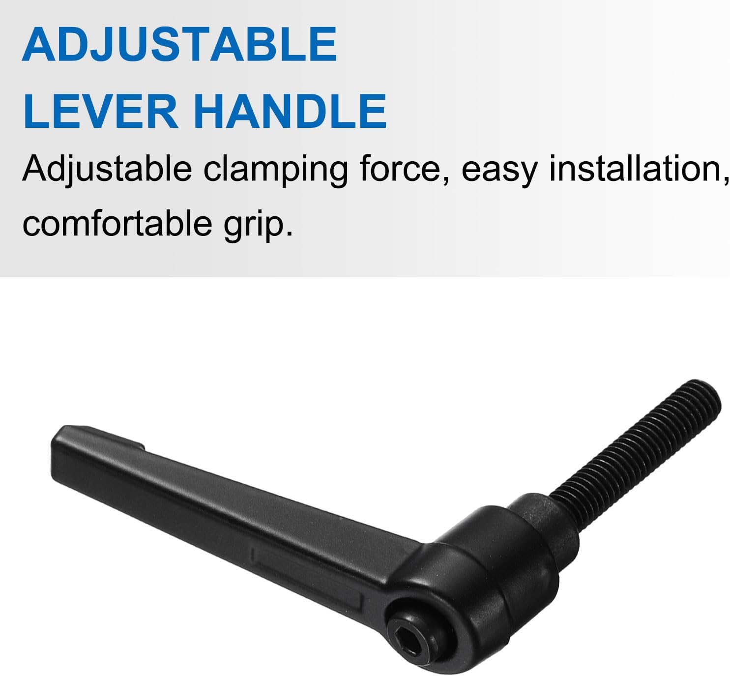 12pcs Lever Adjustable Handles M6 x 32mm Metric Male Thread for Clamping - Rotating Screw Handles with Locking Lever