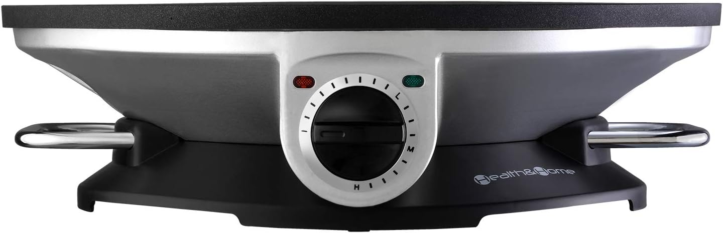 13 Inch Electric Crepe Maker & Non-Stick Pancake Griddle for Home - Health and Home Brand