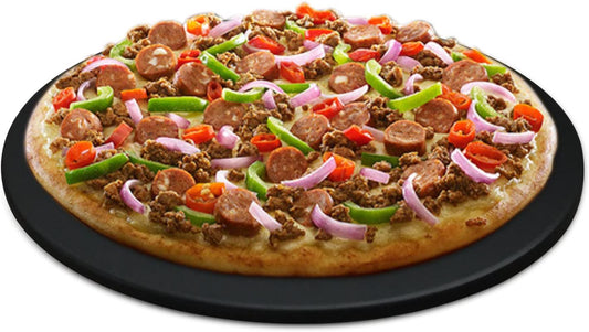 13 Inch Round Pizza Stone for Oven/BBQ/Air Fryer - Durable and Safe Thermal Shock Resistant Bread Baking Stone by Drsn