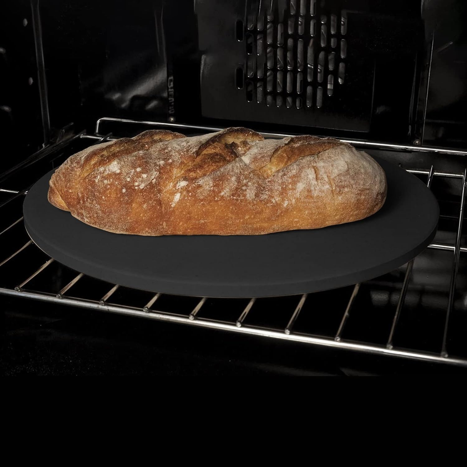 13 Inch Round Pizza Stone for Oven/BBQ/Air Fryer - Durable and Safe Thermal Shock Resistant Bread Baking Stone by Drsn