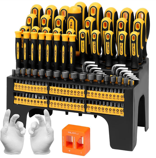 131-Piece Magnetic Screwdriver Set with Precision Tools and Ratchet Driver - DIY Gift for Men