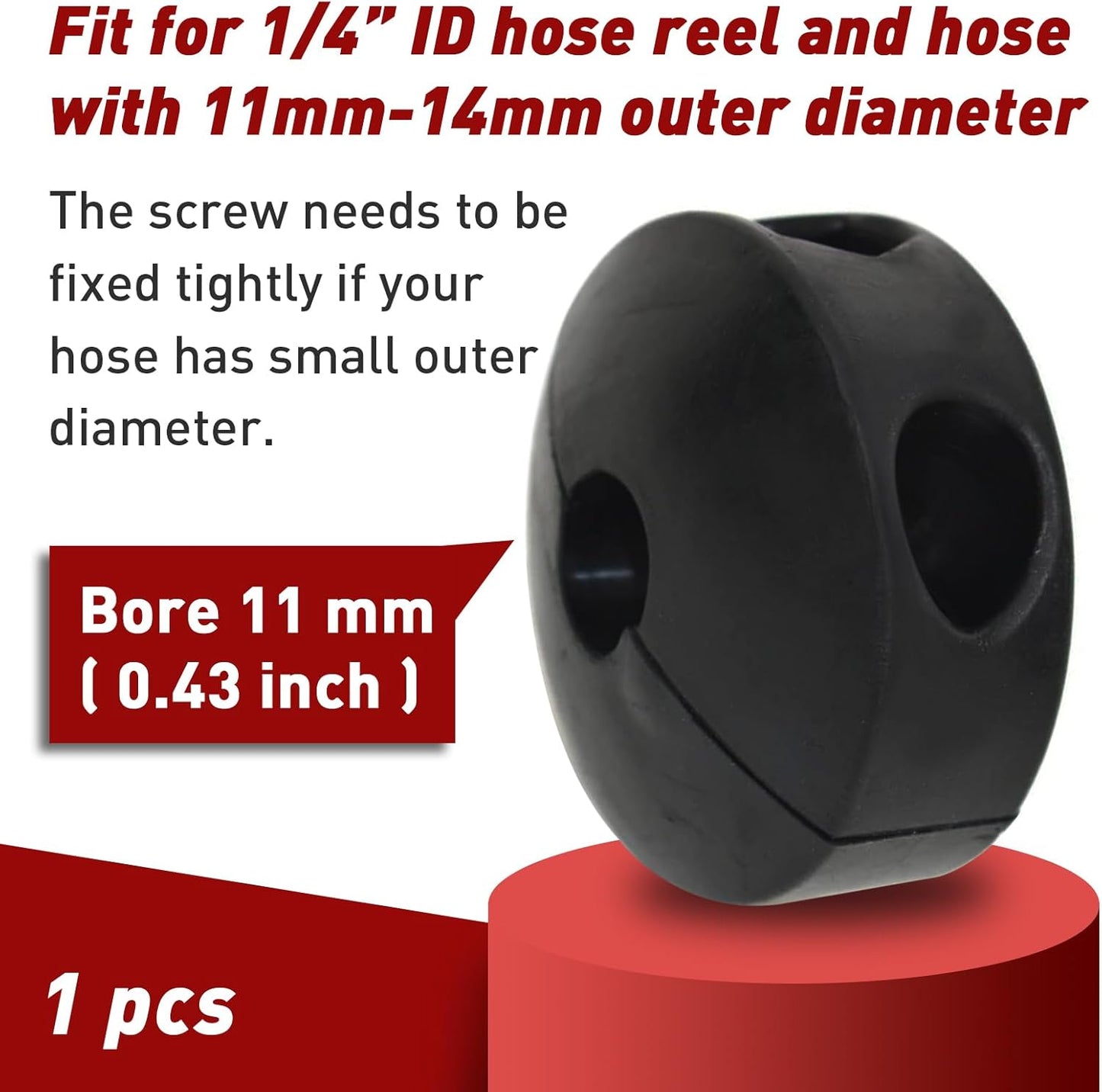 1/4 Inch Air Hose Reel Ball Stopper - Prevents Tangling and Damage - Compatible with Air Hoses