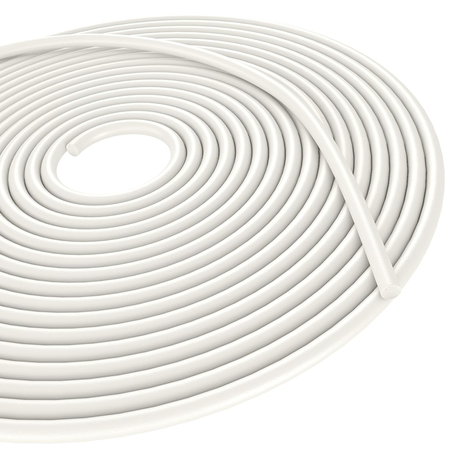 1/4 Inch EPDM Rubber Backer Rod for Concrete Joints, Filling Gaps, Driveway & Wall Cracks - 16.4 Ft Length