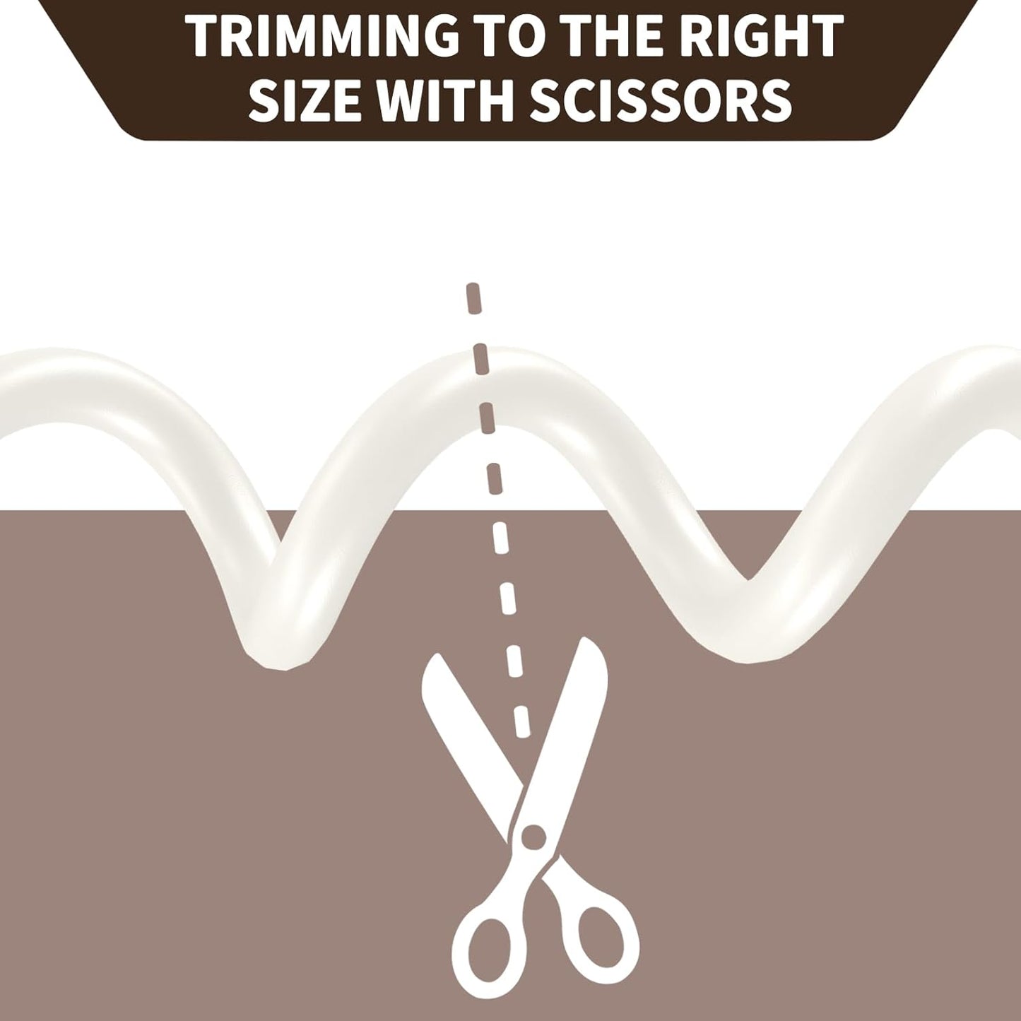 1/4 Inch EPDM Rubber Backer Rod for Concrete Joints, Filling Gaps, Driveway & Wall Cracks - 16.4 Ft Length