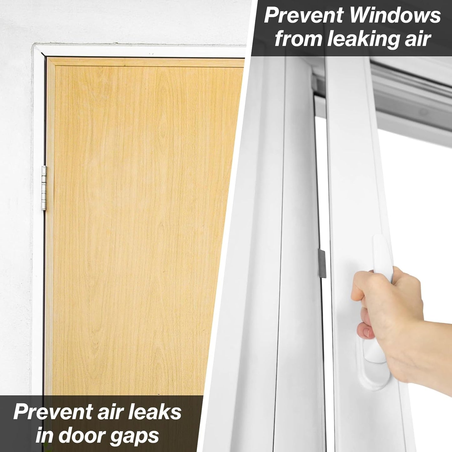 1/4 Inch x 50FT White Rubber Backer Rod for Concrete Expansion Joints - Weather Strip Seal for Gaps and Joints - Concrete Filler - Caulk Saver