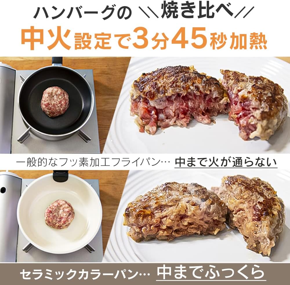 14-Piece Frying Pan Set with Removable Handle, IH Compatible, Gas Fire Safe, 10.2" & 7.9" Pans, Compact & Lightweight Storage, Ceramic Coating, Blue Color