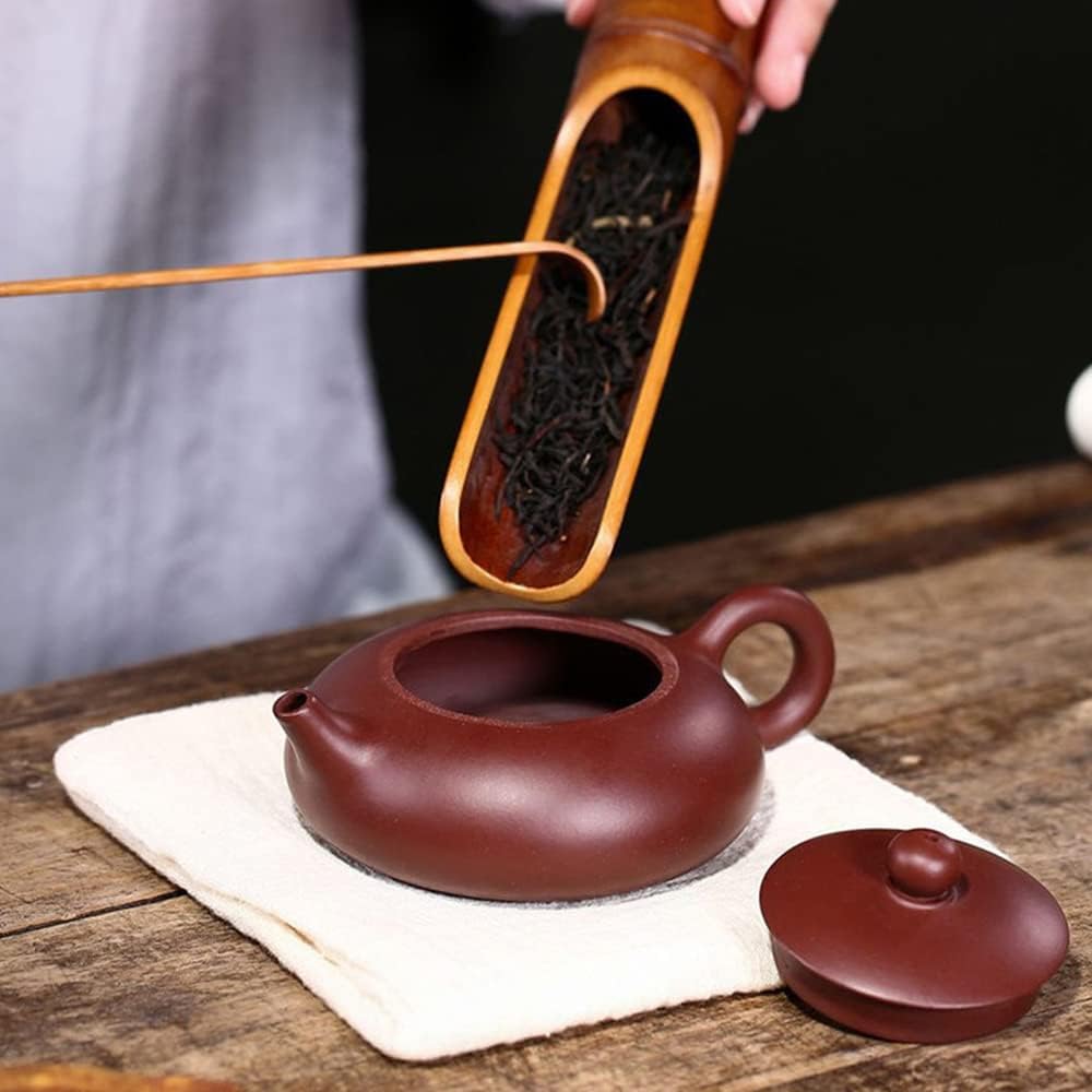 140ml XIALON Handmade Purple Clay Xishi Teapot Kettle - Chinese Yixing Tea Set for Kung Fu Tea Ceremony