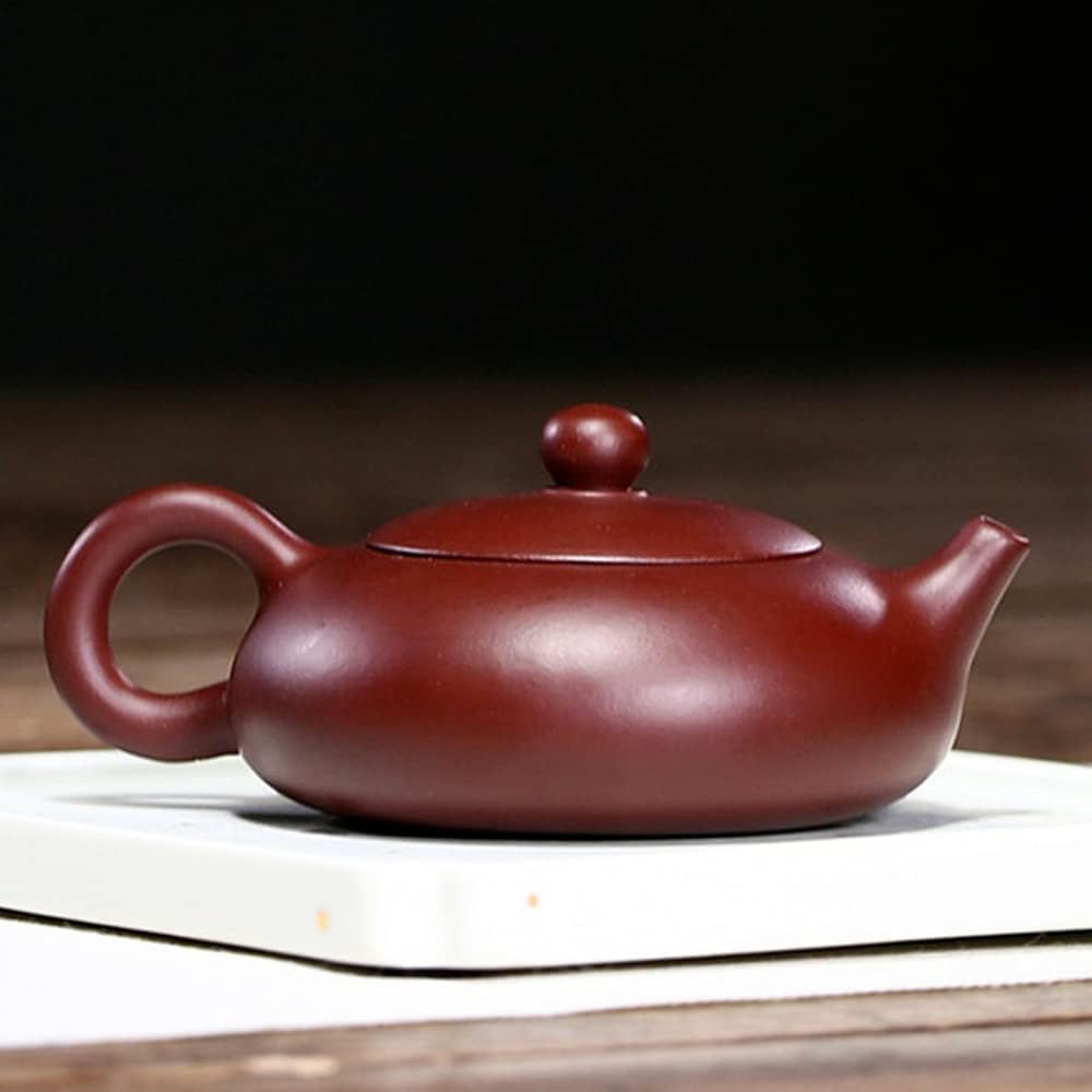 140ml XIALON Handmade Purple Clay Xishi Teapot Kettle - Chinese Yixing Tea Set for Kung Fu Tea Ceremony