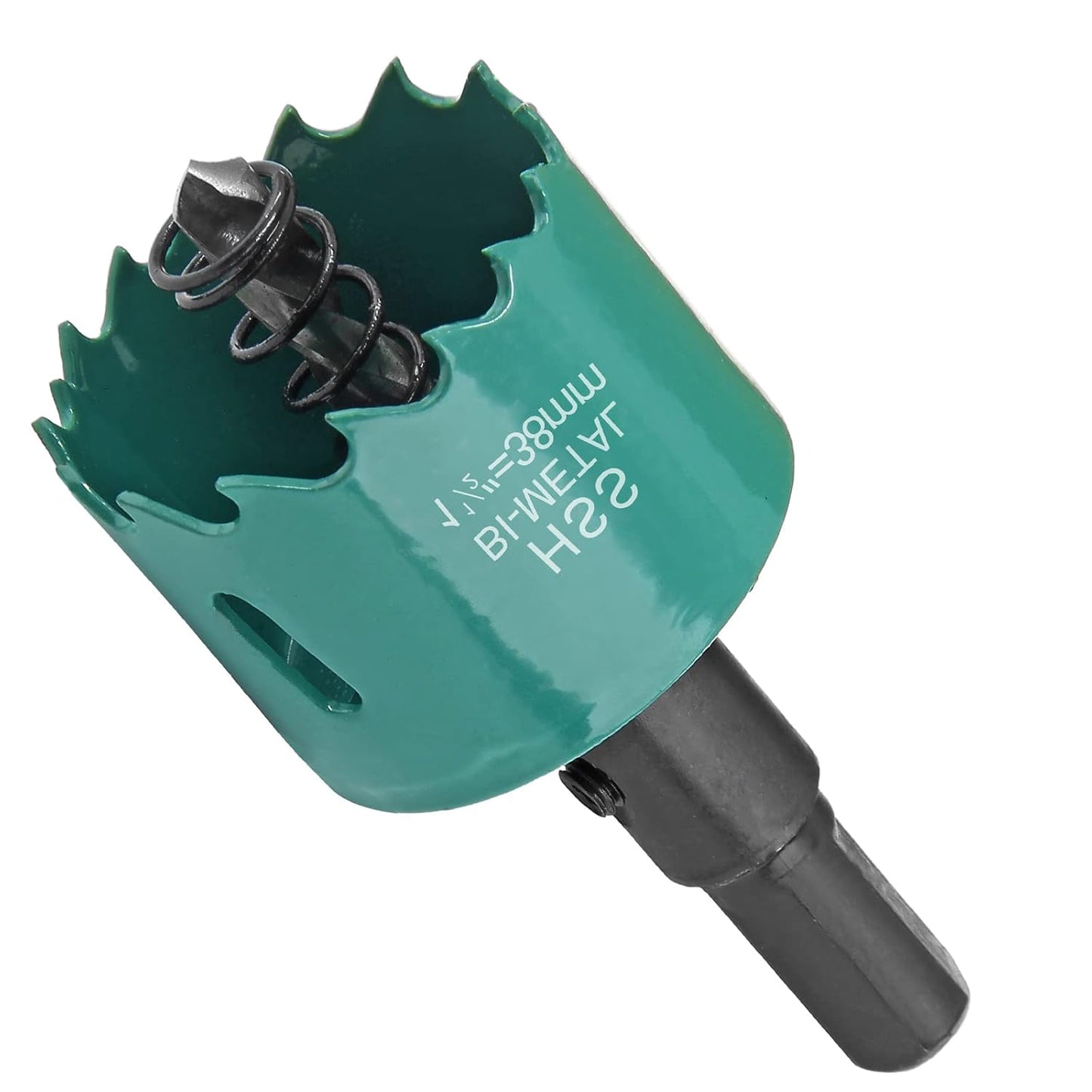 1.5 Inch Hole Saw with Arbor for Smooth Cutting in Cornhole Boards, Plastic, Wood, Fiberboard, and Drywall