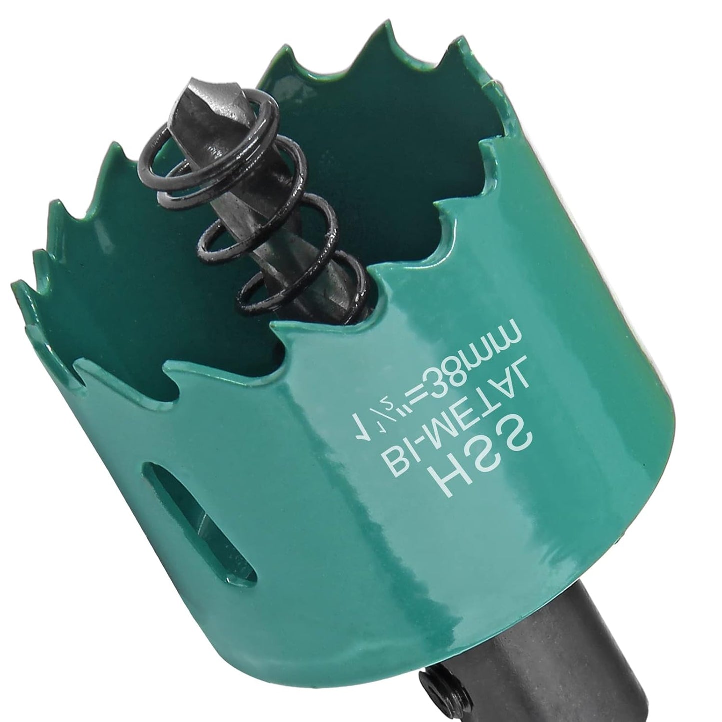 1.5 Inch Hole Saw with Arbor for Smooth Cutting in Cornhole Boards, Plastic, Wood, Fiberboard, and Drywall