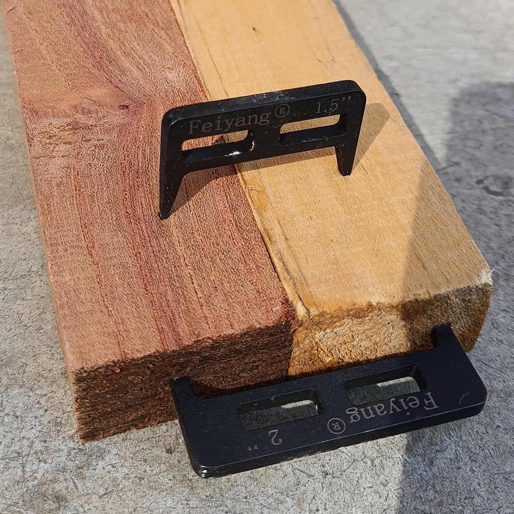 1.5-inch Pinch Dogs, Wood Clamps, and Pinch Clamp Set for Woodworking Glue Up - 12 Pieces