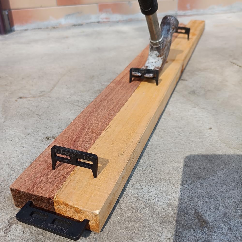 1.5-inch Pinch Dogs, Wood Clamps, and Pinch Clamp Set for Woodworking Glue Up - 12 Pieces