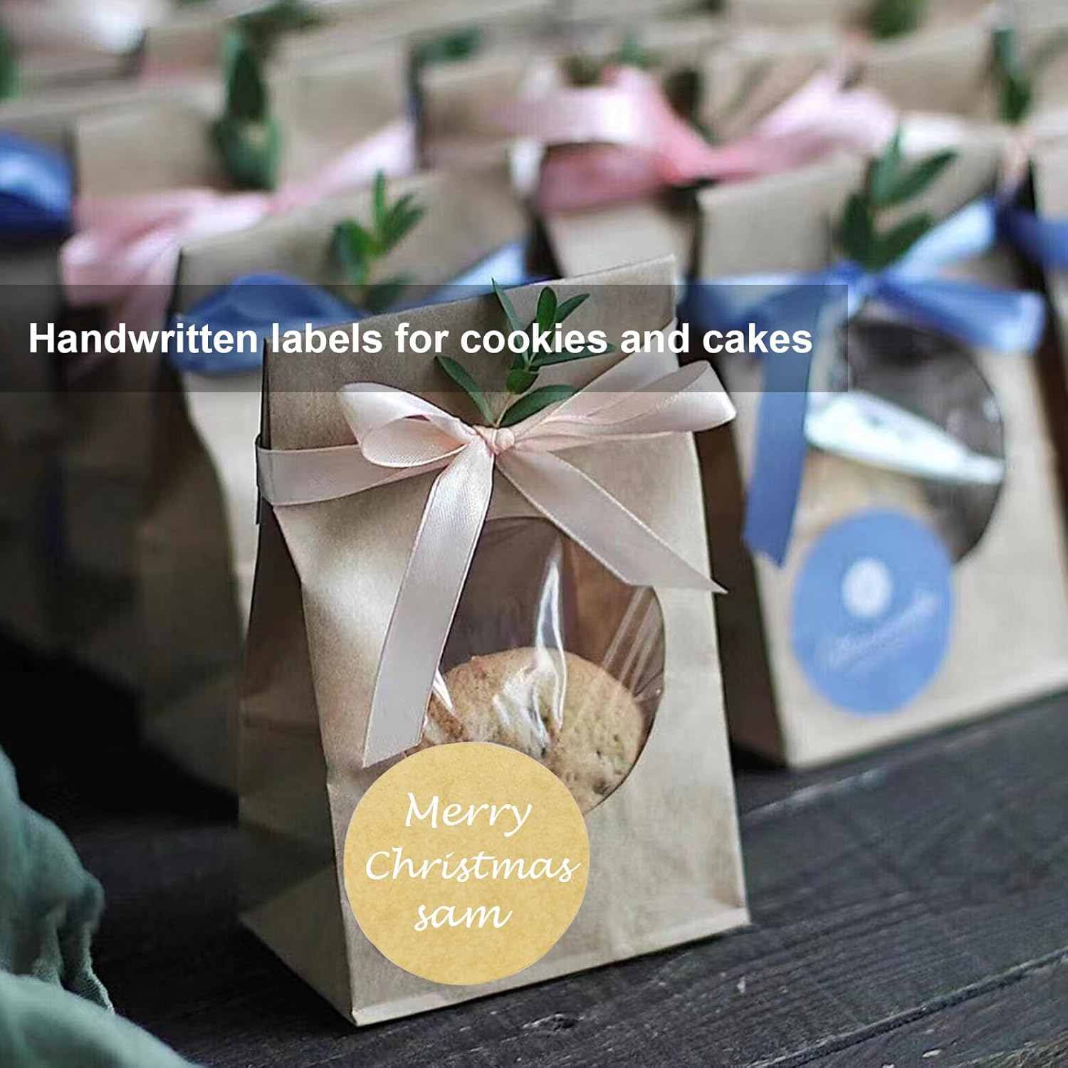 1.5 Inch Round Kraft Blank Labels Stickers - 1000 Self-Adhesive Stickers for Canning Jars, Wedding Favors, Envelopes, and Gift Bags - Perfect for Small Business Packaging