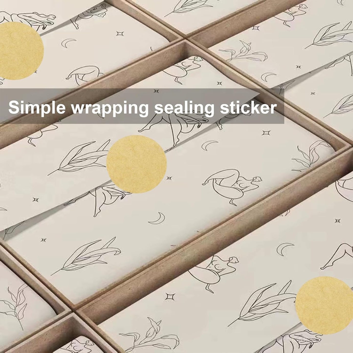 1.5 Inch Round Kraft Blank Labels Stickers - 1000 Self-Adhesive Stickers for Canning Jars, Wedding Favors, Envelopes, and Gift Bags - Perfect for Small Business Packaging