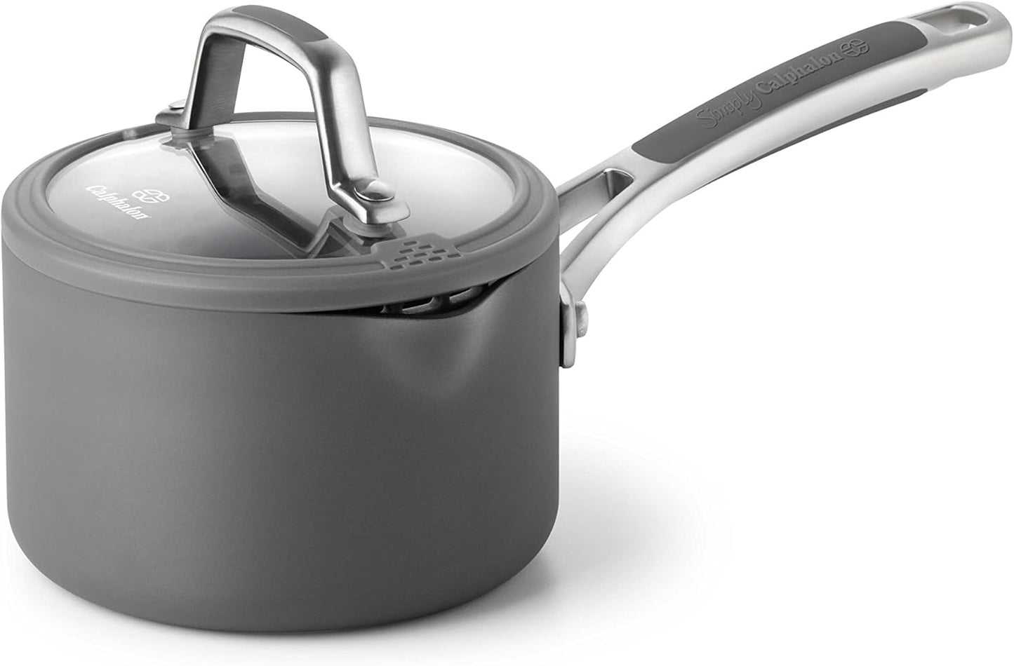 1.5 Quart Calphalon Easy System Nonstick Sauce Pan in Black - Easy to Use & Clean