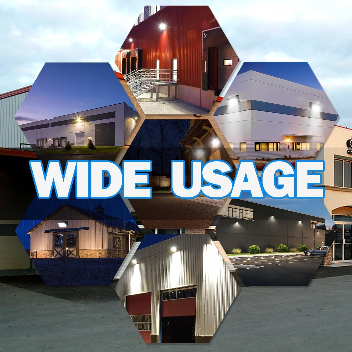 15600LM Waterproof LED Wall Pack Light with Dusk to Dawn Photocell - 120W, 5000K Outdoor Commercial Lighting (4 Pack)