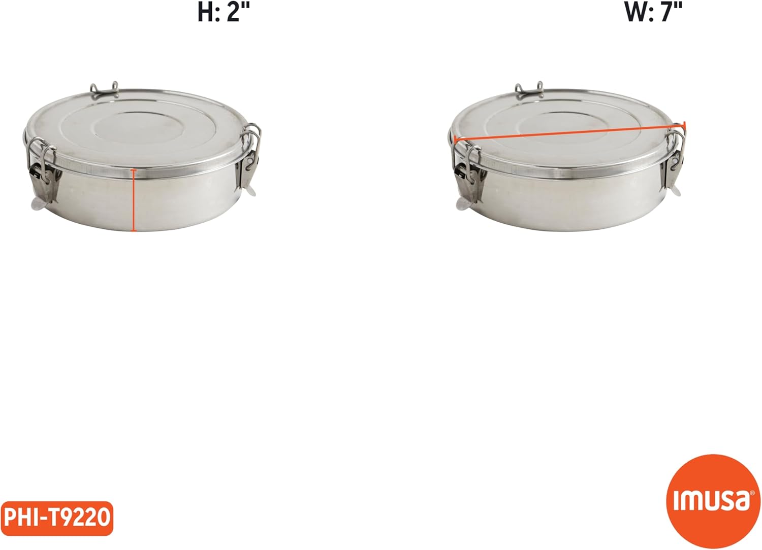 1.5Qt Silver Imusa Flan Mold - High-Quality Kitchen Tool for Flan Making