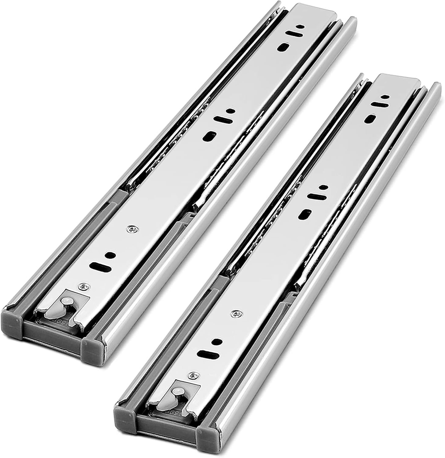 16-inch Gobrico Soft Close Drawer Slides - 100 lb Capacity - Full Extension Ball Bearing Runners - 2 Pairs - WildKart