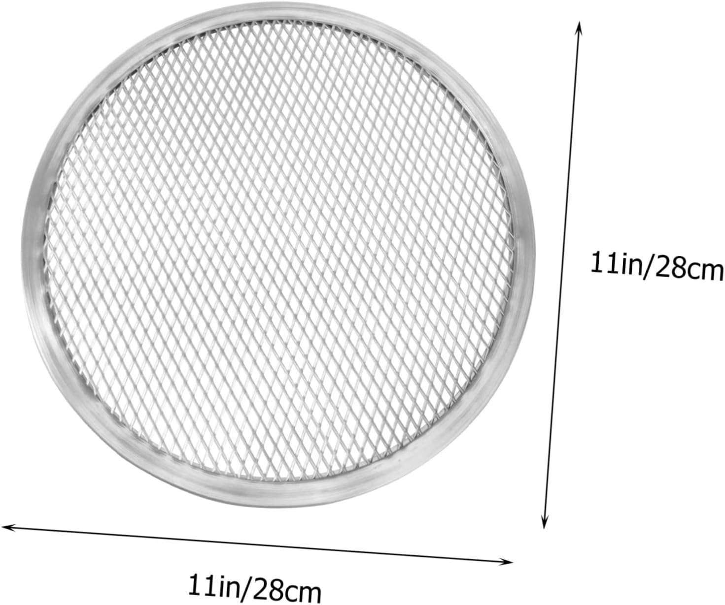 16 Inch Stainless Steel Pizza Baking Pan with Pizza Screen - BBQ Pizza Cooking Tray for Pasta and More