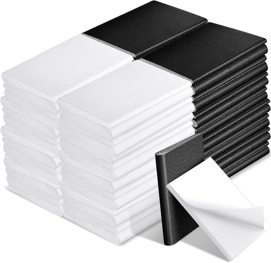 16-Piece Zonon Door Corner Seal Weatherstripping Kit for Exterior Doors - Adhesive Draft Stopper Pads for Weather Stripping and Draft Protection