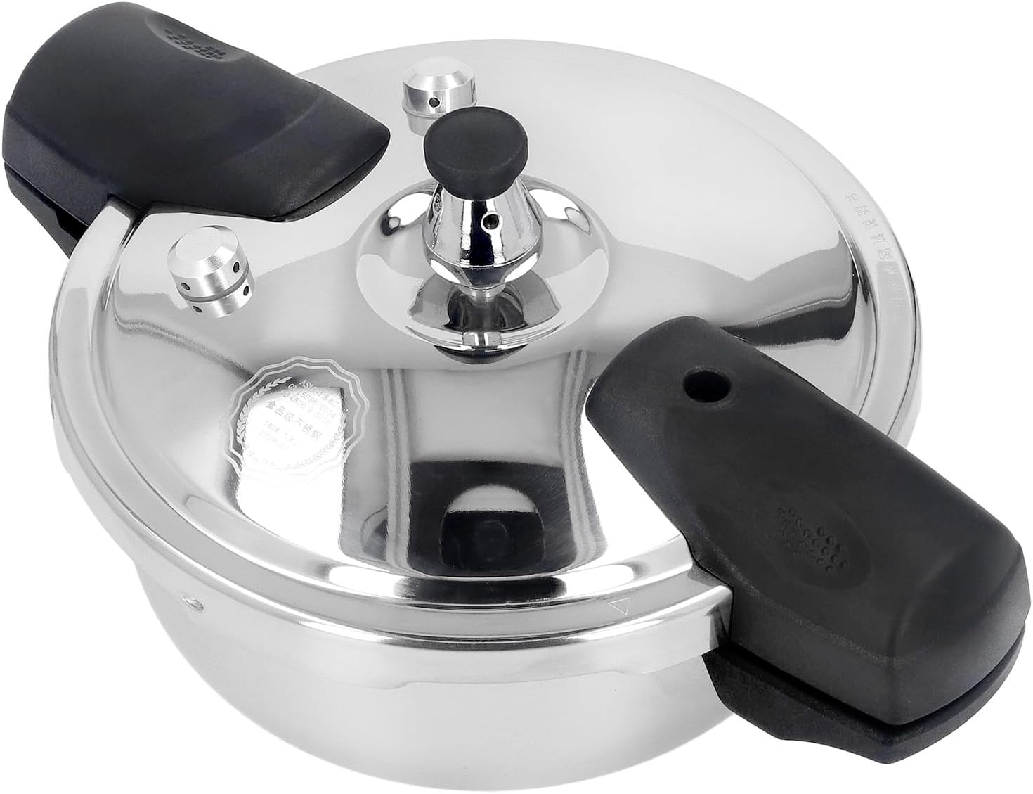 1.6 Quart Stainless Steel Pressure Cooker Safe for Gas Stove & Induction Cooker - Explosion Proof Mini Oyster Fish Head Pot