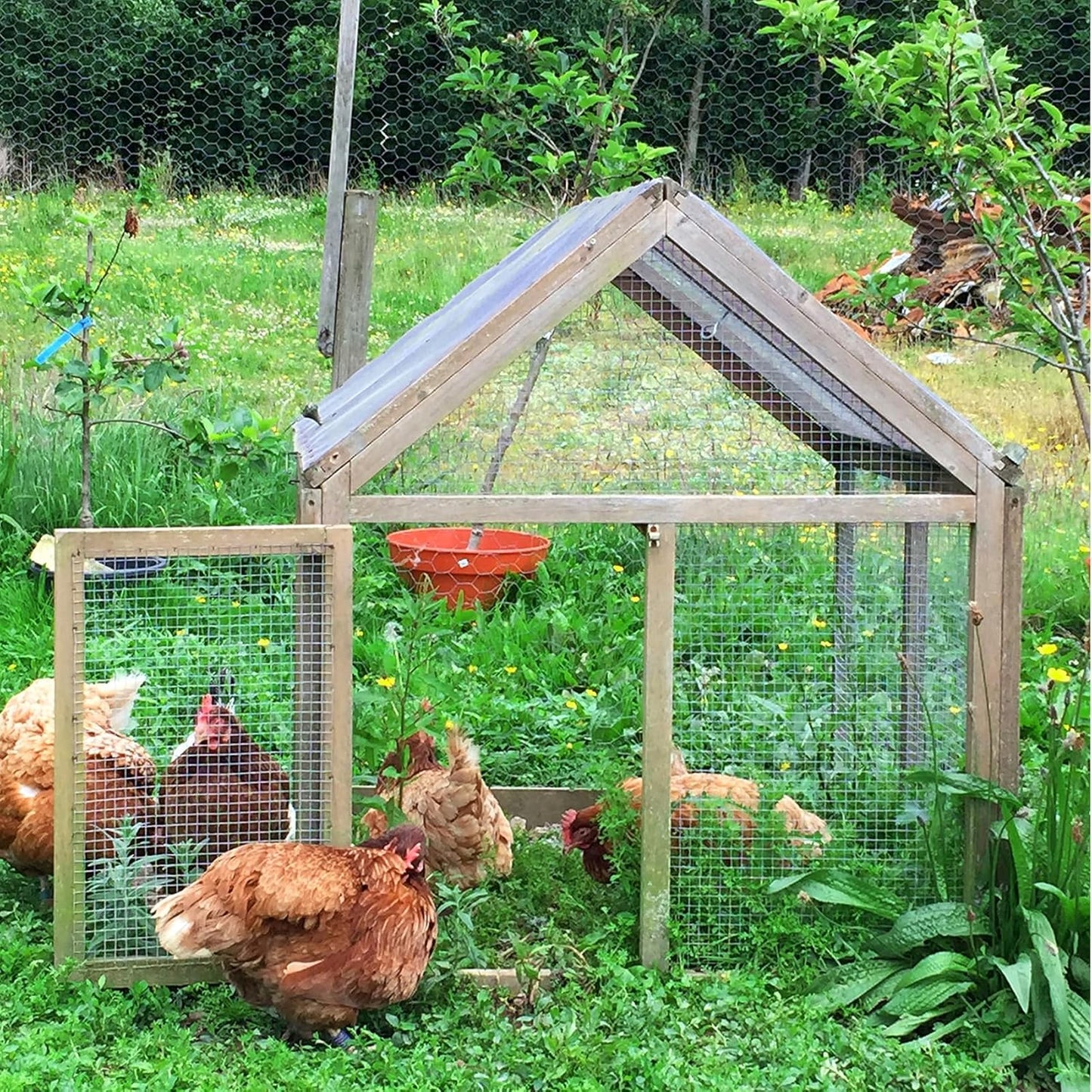 16'' x 20' 1/4 inch 23 Gauge Hardware Cloth, Hot-dip Galvanized Chicken Coop Wire Fence Mesh Roll